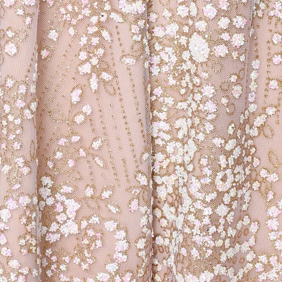 💋💋Free Life Rose Gold Sparkling Romper - Picture 6 of 6